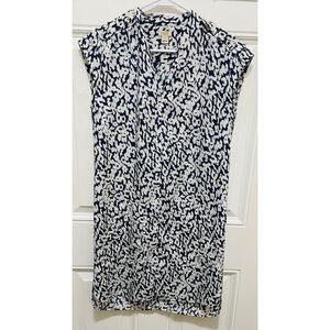 J.Crew Shift Dress Leopard Print Sleeveless‎ Casual Career XXS